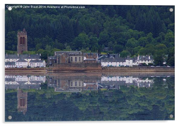A Haunting Glimpse of Inveraray's Past Acrylic by Jane Braat