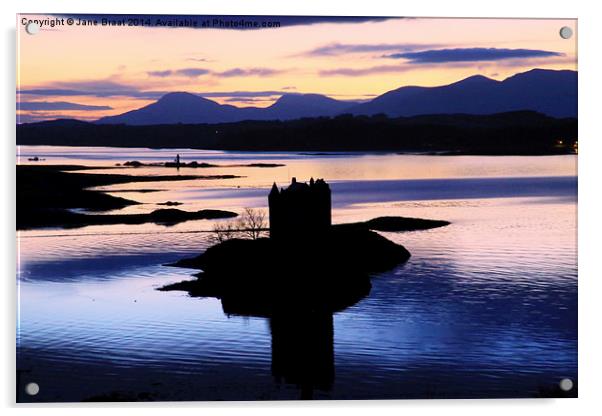 Bewitching Castle Stalker Acrylic by Jane Braat