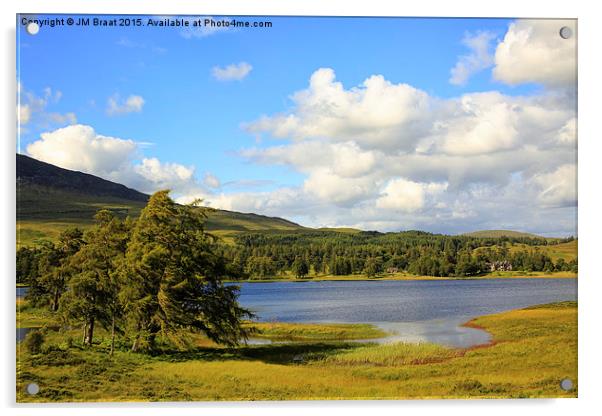 Enchanting Loch Tulla  Acrylic by Jane Braat