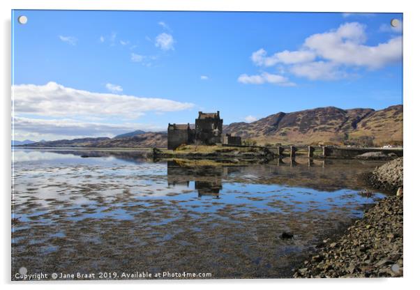Majestic Eilean Donan Castle: A Pictorial Tour Acrylic by Jane Braat