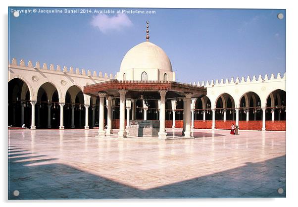 The Hakim Mosque, Cairo Acrylic by Jacqueline Burrell