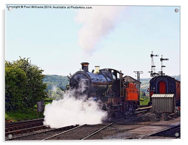 GWR Locomotive "City of Truro" Acrylic by Paul Williams