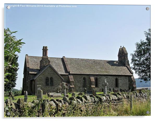 Church of St Thomas at Halford in Craven Arms Acrylic by Paul Williams