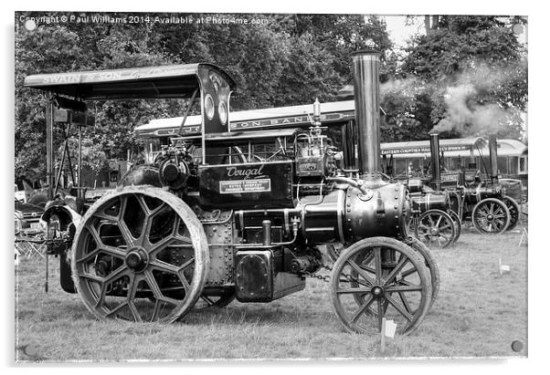  Vintage Steam Fair Acrylic by Paul Williams