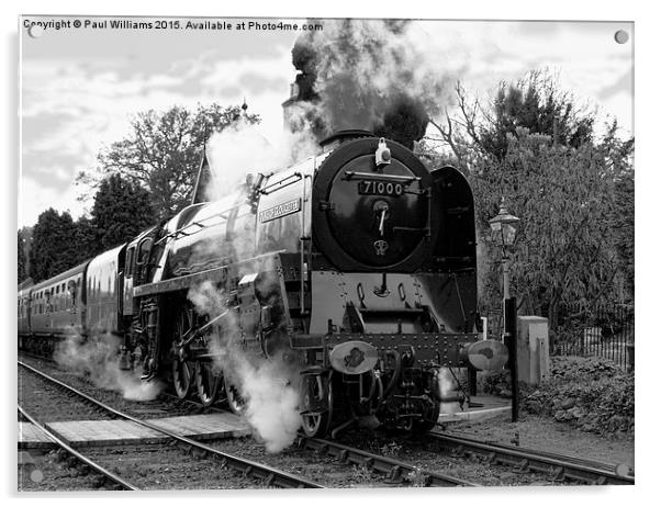 British Railways No.71000 Duke of Gloucester Acrylic by Paul Williams