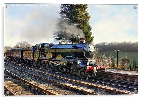 Newspaper Train-Severn Valley Railway  Acrylic by Paul Williams