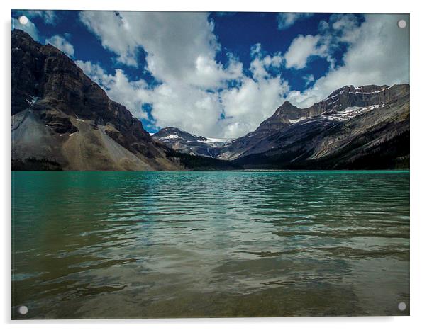  Peyto Lake Rocky Mountains Alberta Canada Acrylic by Chris Curry