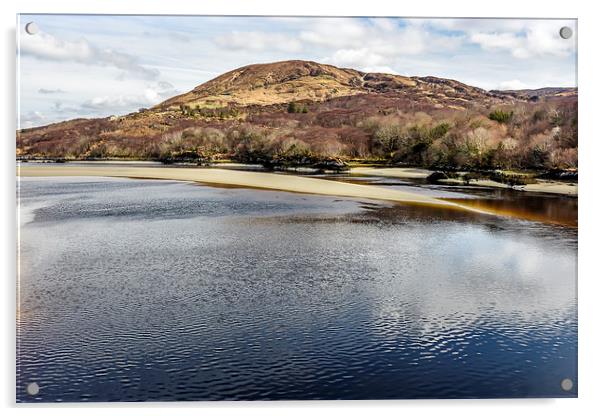  Gweebarra River Donegal Ireland Acrylic by Chris Curry