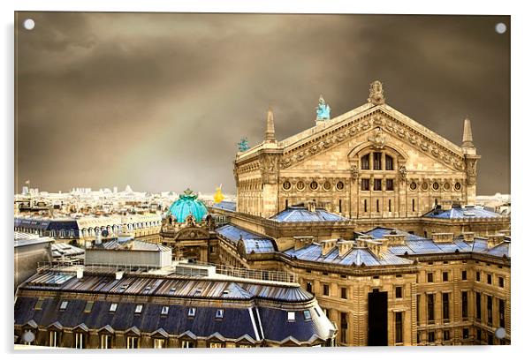 Opera house in Paris Acrylic by Iryna Vlasenko