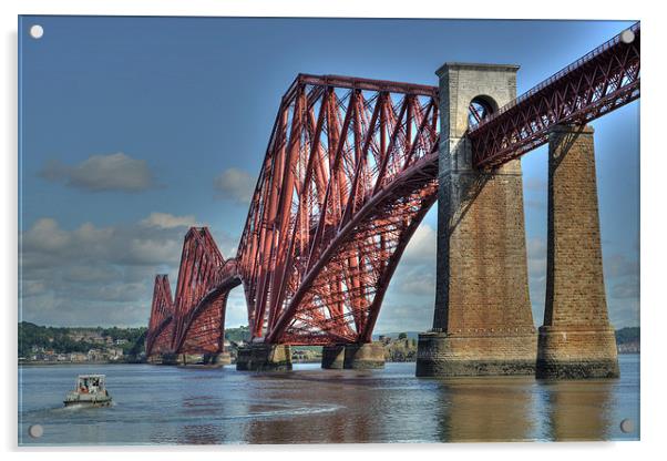  The Forth Bridge, South Queensferry, Scotland Acrylic by ALBA PHOTOGRAPHY