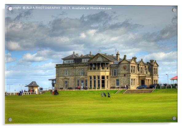 The Old Course, St Andrews, Scotland Acrylic by ALBA PHOTOGRAPHY