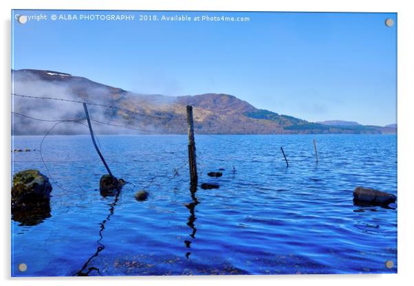 Loch Rannoch, Perthshire, Scotland Acrylic by ALBA PHOTOGRAPHY
