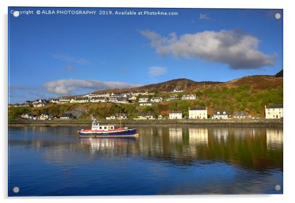 Mallaig Bay, North West Scotland Acrylic by ALBA PHOTOGRAPHY
