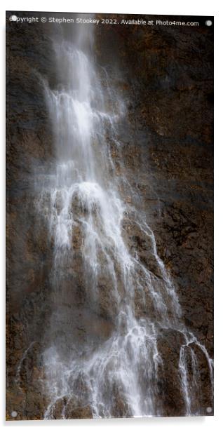 Fairy Falls - Yellowstone National Park Acrylic by Stephen Stookey