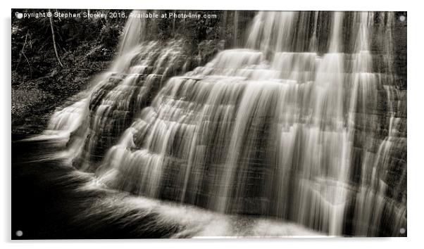  Enfield Falls #4 Acrylic by Stephen Stookey