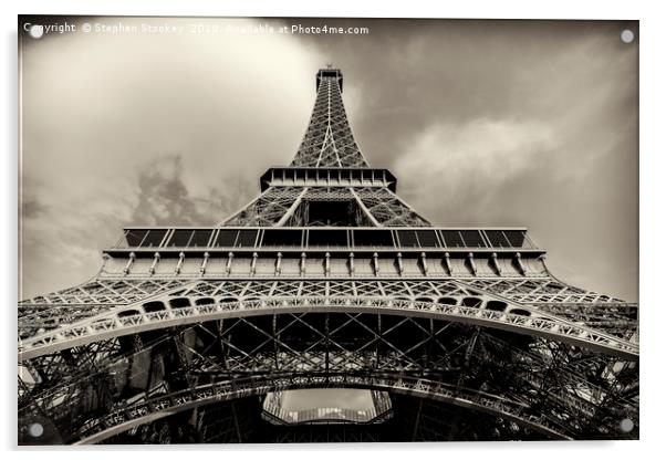 Eiffel Tower - #3 Acrylic by Stephen Stookey