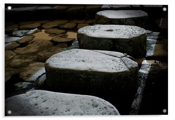 Stepping Stones Pompeii Acrylic by Mavis Roper
