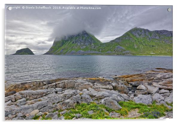 Wild Nordland Acrylic by Gisela Scheffbuch