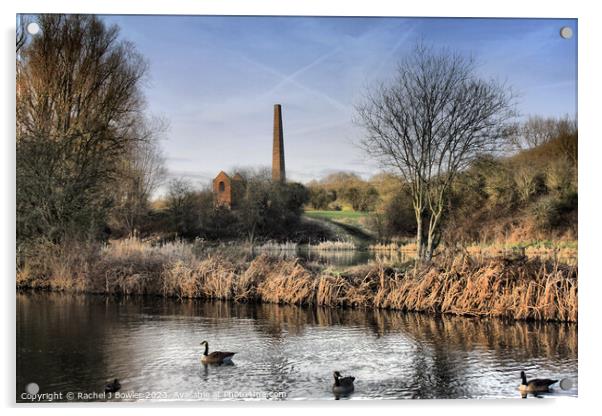 Cobbs Engine House Acrylic by RJ Bowler