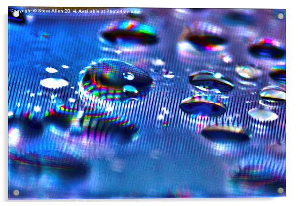 Droplets Acrylic by Steve Allen