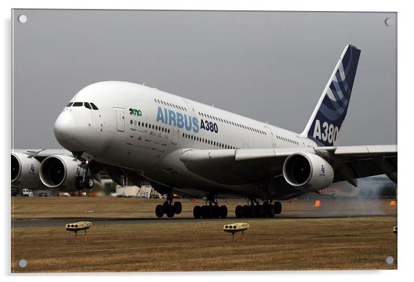 Big Airbus Acrylic by Tim  Senior