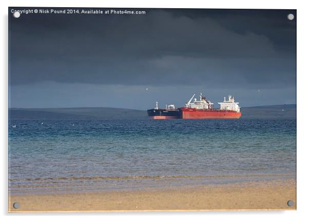  Tankers at Scapa Flow Acrylic by Nick Pound