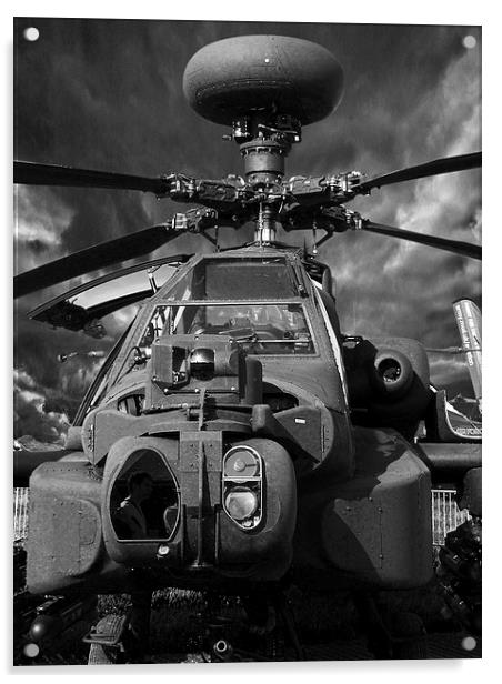 Apache Gunship Acrylic by sean clifford