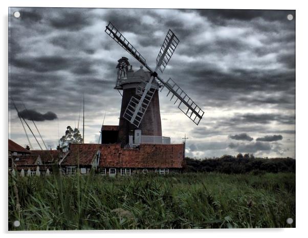 Windmill Acrylic by sean clifford
