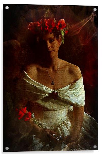 1914: The War Bride #1 Acrylic by Julia Whitnall
