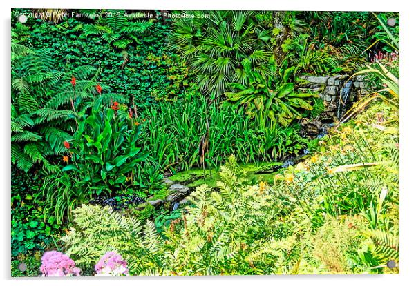  Colours of Cornwall's Great Gardens Acrylic by Peter Farrington