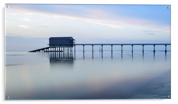  Life boat pier  Acrylic by Shaun Jacobs