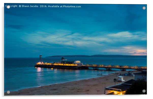 Bournemouth pier  Acrylic by Shaun Jacobs