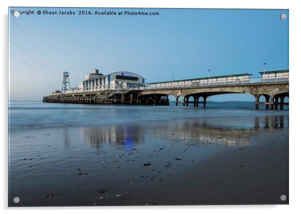 Bournemouth Pier Acrylic by Shaun Jacobs