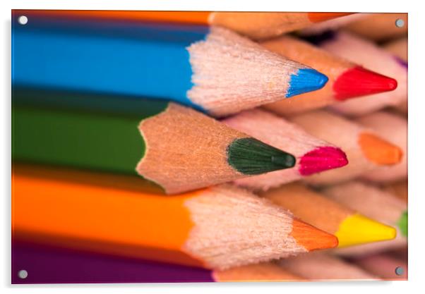 Coloured pencils  Acrylic by Shaun Jacobs