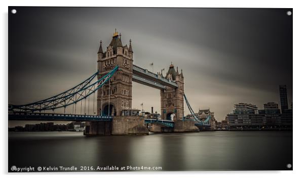 Tower Bridge Acrylic by Kelvin Trundle