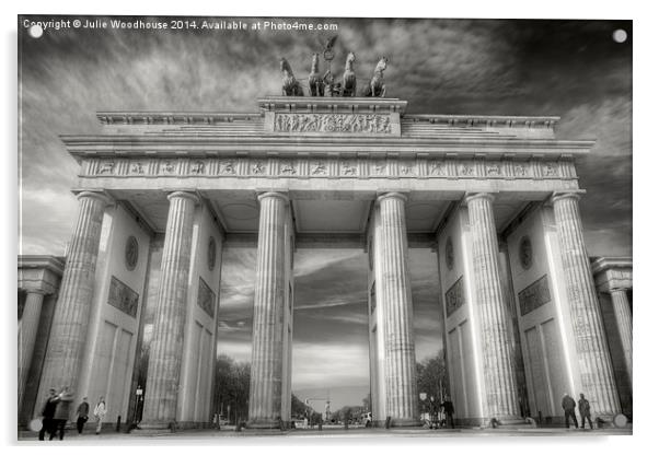 Brandenburger Tor Acrylic by Julie Woodhouse