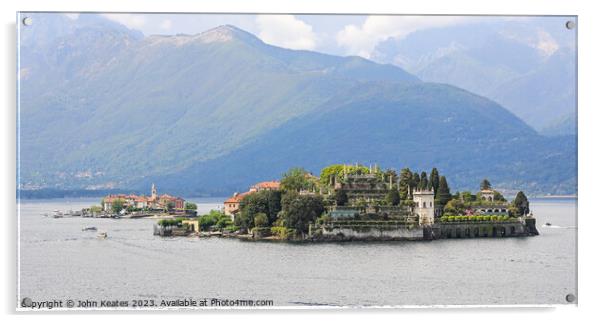 Isola Bella, Stresa, Lake Maggiore, Italy Acrylic by John Keates