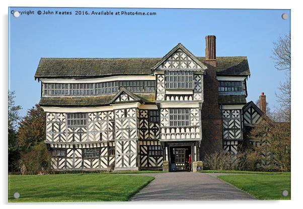 Little Moreton Hall, Cheshire Acrylic by John Keates