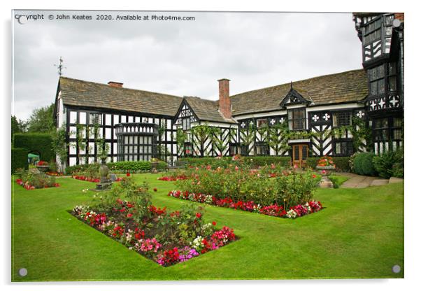 Gawsworth Old Hall, Cheshire, England, UK Acrylic by John Keates