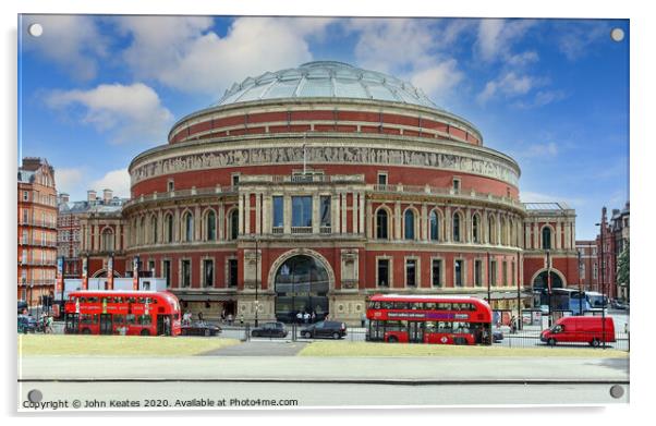 The Royal Albert Hall, London, England  Acrylic by John Keates