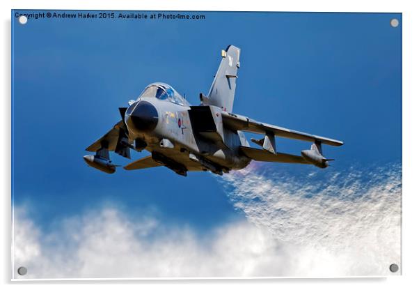Royal Air Force Panavia Tornado GR.4  Acrylic by Andrew Harker