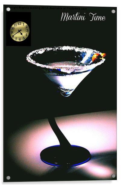  Time for martini Acrylic by sylvia scotting