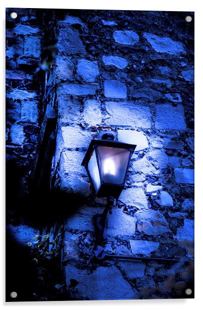 Light my way home by lamplight Acrylic by sylvia scotting