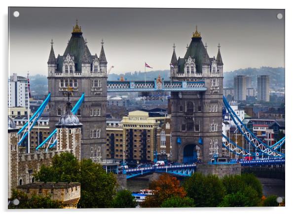 Tower Bridge                      Acrylic by sylvia scotting