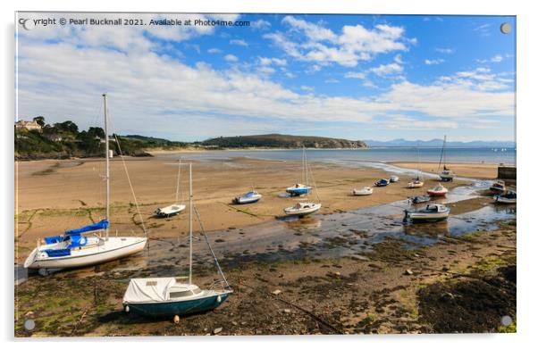 Abersoch on Lleyn Peninsula Wales Acrylic by Pearl Bucknall