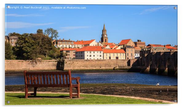 Berwick-upon-Tweed Northumberland Acrylic by Pearl Bucknall