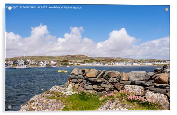 Port Ellen Bay Isle of Islay Scotland Acrylic by Pearl Bucknall