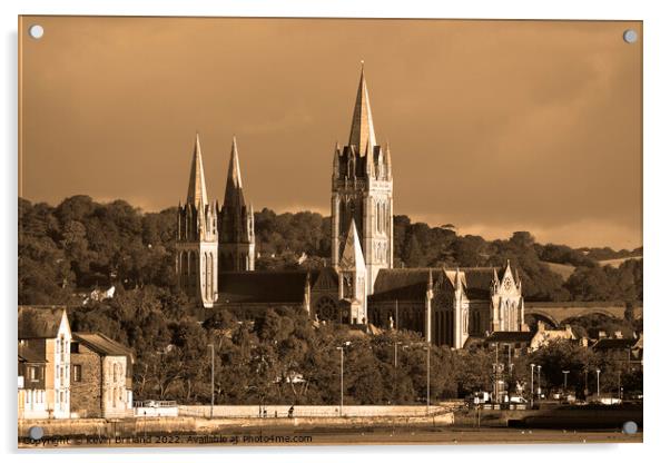 truro cathedral Acrylic by Kevin Britland