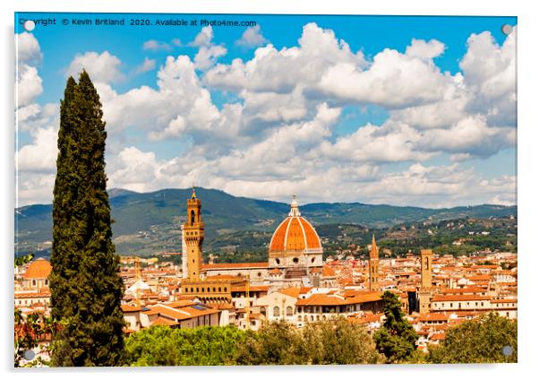 florence italy Acrylic by Kevin Britland