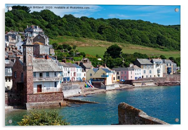 Kingsand Cornwall Acrylic by Kevin Britland